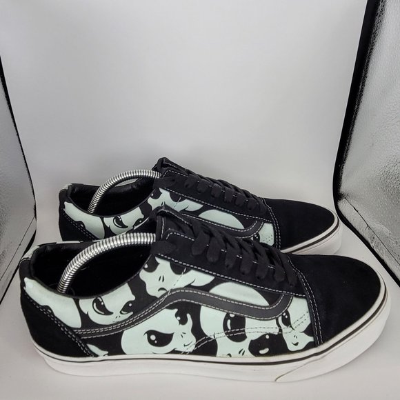 Vans SK8 Old Skool Classic Alien Ghosts Other - Vans SK8 Old Skool Classic Alien Ghosts Glow in the Dark Men's 508731 US Size 10